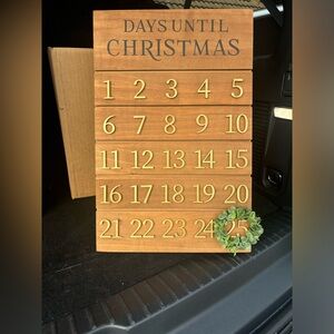 Countdown to Christmas sign!